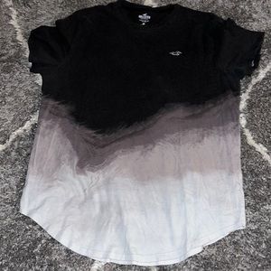 Mens Hollister Curved Hemmed T-Shirt